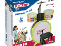 bontempi 514507 set de tobe cu scaun și 2 bețe