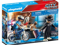 playmobil 70573 Конструктор "Полицейский велосипед с вором"