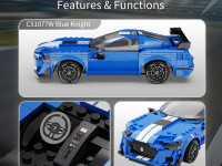 cada c51077w Машина на радиоуправлении "blue knight" (325 дет.)