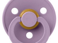  bibs suzeta rotunda din latex color m lavander (6-18 luni)