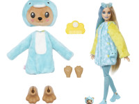 barbie hrk25 papusa "cutie reveal: ursuleț în costum de delfin"