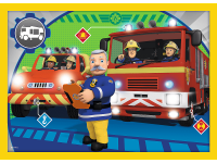 trefl 34373 puzzle 4-în-1 "fireman sam" (12/15/20/24 el.)