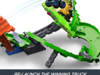 hot wheels jfr06 set de joc "monster trucks sharks vs dinos"