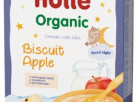 holle organic Каша молочная пшеничная с яблоком и печеньем (6 м+) 250 гр.