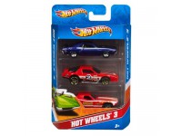 hot wheels k5904 set de mașini de bază (3 buc.) in stoc.