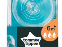 tommee tippee tt0189 tetina de silicon "advanced anti-colic" (6 luni+) 2 buc. 