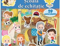 prima mea carte cu autocolante. scoala de echitatie + 59 autocolante (ro)