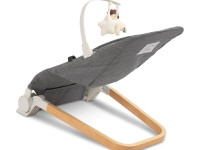 caretero-80611 Детское кресло шезлонг "pine" (до 12 кг.) серый