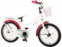 volare 91663 bicicleta 16 "brilliant white" alb