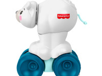 fisher price jdl63 jucăria educativă "ursulețul polar" seria "târăște-te după mine"