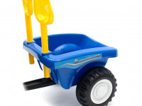 baby mix 45785 Толокар Трактор  с прицепом "new holland" желтый