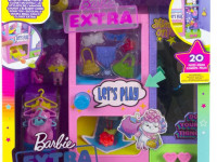 barbie hfg75 set de joc "extra surprise fashion closet " cu animal de companie si accesorii