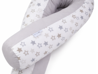 veres 302.01.6 perna pentru alaptare "comfort long" (170х52 cm.) stele alb-gri