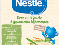 nestle terci de orez cu 3 fructe cu lapte 250 gr. (6 m+)