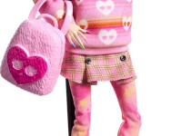 monster high wednesday hxj05 păpușă de colecție "enid sinclair" în culoarea roz