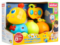 winfun 001140 jucarie interactiva cu rc sunete si lumini "omida"