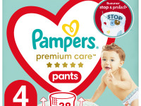 pampers chiloței  premium care pants 4 (9-15 kg) 38 buc.