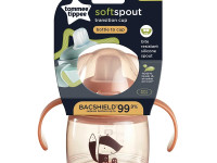tommee tippee tt0510 Чашка-непроливайка "softspout" розовый (4 м+) 150 мл.