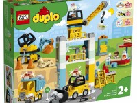 lego duplo 10933 Конструктор "Башенный кран на стройке" (123 дет.)