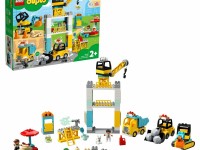 lego duplo 10933 constructor "macara turn la un șantier" (123 el.)