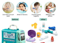 op ДЕ05.415 set de joacă 3 în 1 "dentist" (34 articole)