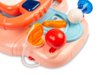 toyz 9015 Игрушка музыкальная 7962 "Руль" розовый