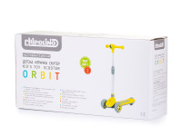 chipolino Самокат складной "orbit" dsorb0236ye yellow