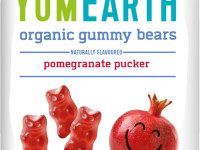 yumearth jeleuri gummy bears organic cu gust de rodie (50 g)