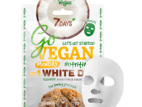 7days go vegan masca de țesut pentru față monday white day, 25 g