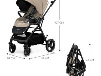 kinderkraft carucior yoxi bej