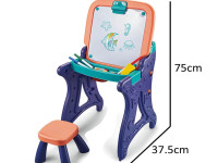op 200638525 Șevalet pliabil pentru desen 2 în 1 cu scaun