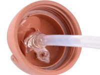 beaba cana anti-varsare cu pai 300 ml. (8 m.+) "terracotta" b913586
