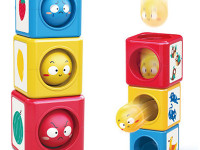 hola toys e7991 set cuburi și bile "tower"