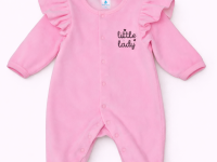 minikin 243000474 Комбинезон велюровый "little lady" (р.74) розовый