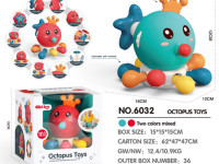 bibiin toys 6032 Погремушка "Осьминог" (в асс.)