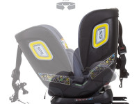 chipolino scaun auto next gen isofix i-size 360 °c (40-150 cm.) stkng02302gt gr. 0+/1/2/3 ( 0-36 kg.) grafit