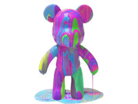 marbleous hun3809 set bear diy pouring keyring 