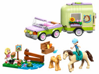 lego friends 42695 constructor "remorca pentru transportul cailor si manjilor" (279 el.)