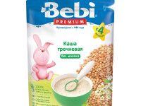 bebi premium terci de hrisca fara lapte cu prebiotice (4 m+) 200 gr.