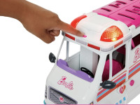 barbie hkt79 set de joaca 2în1 “ambulantă - clinica barbie”