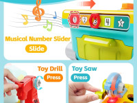 hola toys he8975 set de joc sortator 9 &icirc;n 1 "robot"