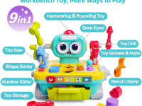 hola toys he8975 set de joc sortator 9 &icirc;n 1 "robot"