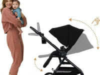 kinderkraft Коляска 2-в-1 yoxi чёрный