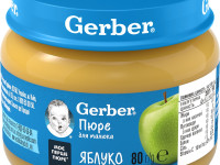 gerber piure din măr (4 luni+) 80 gr.