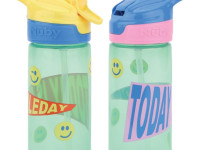 nuby nv04038 Поильник с трубочкой "flip-it soft spout cup" 540 мл. (от 4 лет) в асс.