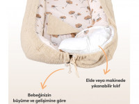 sevi 280-5 cocon pentru nou-născuți "teddy ecru"