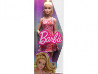 barbie hjt02 papusa „fashionista” intr-o rochie cu flori roz