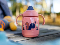 tommee tippee tt0392 cana cu cioc moale "sippee" roz (6 luni+) 300 ml.