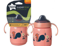 tommee tippee tt0392 cana cu cioc moale "sippee" roz (6 luni+) 300 ml.