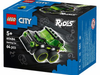 lego city 60484 constructor "rides &ndash; mașină de curse de jucărie" (64 el.)
